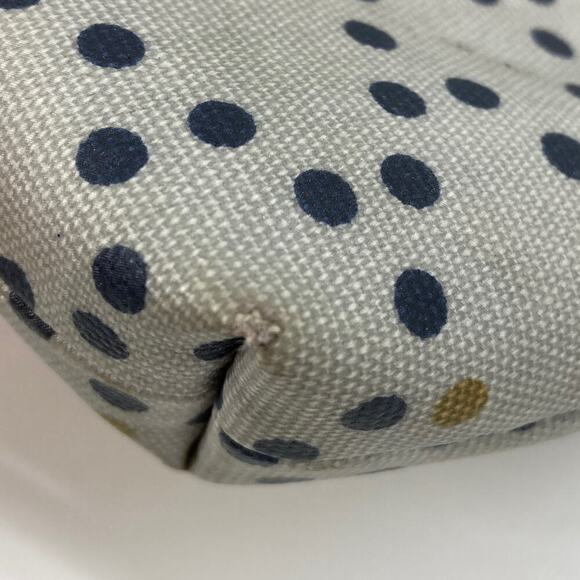 Fossil, gray, navy, mustard polka dots crossbody bag - Picture 8 of 8